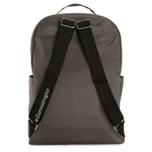 DSW Large Quilted Backpack Gray Black Silver NIP - Picture 2 of 15